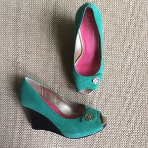 EUC Lilly Pulitzer Resort Chic Wedge